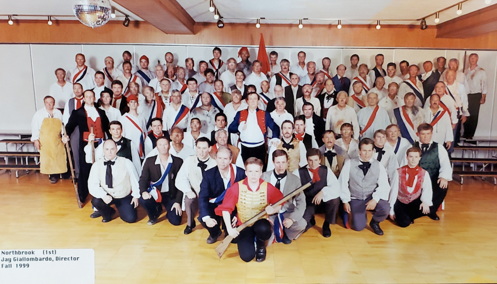 The Northbrook “New Tradition” Chorus, under the direction of Jay Giallombardo - Fall, 1999
