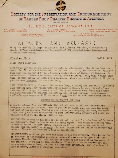 First issue of Attacks & Releases